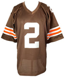 Amari Cooper Cleveland Signed Brown Football Jersey BAS ITP