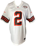 Amari Cooper Signed Cleveland Browns White Nike Game Jersey BAS ITP