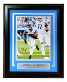 Amon-Ra St. Brown Signed Framed 8x10 Detroit Lions Photo JSA Hologram