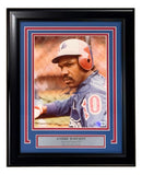 Andre Dawson Signed Framed 8x10 Montreal Expos Photo BAS