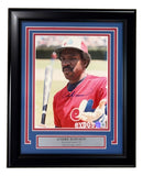 Andre Dawson Signed Framed 8x10 Montreal Expos Photo 2 BAS