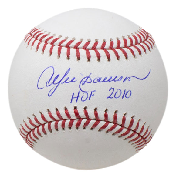 Andre Dawson Signed Chicago Cubs MLB Baseball HOF 2010 Inscribed BAS ITP Sports Integrity