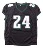 Andrew Mukuba Philadelphia Signed Black Pro Cut Football Jersey JSA QR Hologram