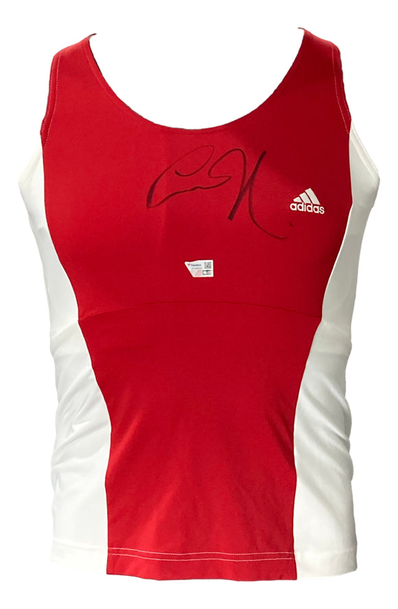 Anna Kournikova Signed Adidas Women's Tennis Shirt Fanatics Sports Integrity