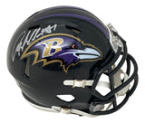 Anquan Boldin Signed Baltimore Ravens Mini Speed Helmet BAS