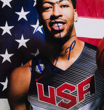 Anthony Davis Signed Framed 11x14 US National Basketball Team Photo BAS