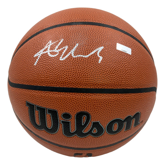 Anthony Edwards Minnesota Timberwolves Signed Wilson Basketball Panini Authentic