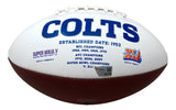 Anthony Richardson Signed Indianapolis Colts Logo Football Fanatics Sports Integrity