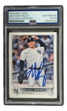 Anthony Rizzo Signed 2022 Topps #242 New York Yankees Card PSA