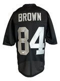 Antonio Brown Oakland Signed Black Football Jersey JSA