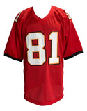Antonio Brown Tampa Bay Signed Custom Red Pro-Style Football Jersey JSA Sports Integrity