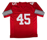 Archie Griffin Ohio State Signed Red Football Jersey HT 1974/75  GTSM