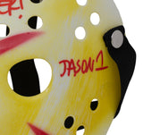 Ari Lehman Signed Jason Voorhees Hockey Mask Jason 1 Crystal Lake Killer JSA Sports Integrity