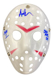 Ari Lehman Signed In Blue Jason White Costume Mask Jason 1 Jason Never Dies JSA
