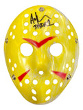 Ari Lehman Signed Jason Vorhees Yellow Costume Mask Jason 1 JSA