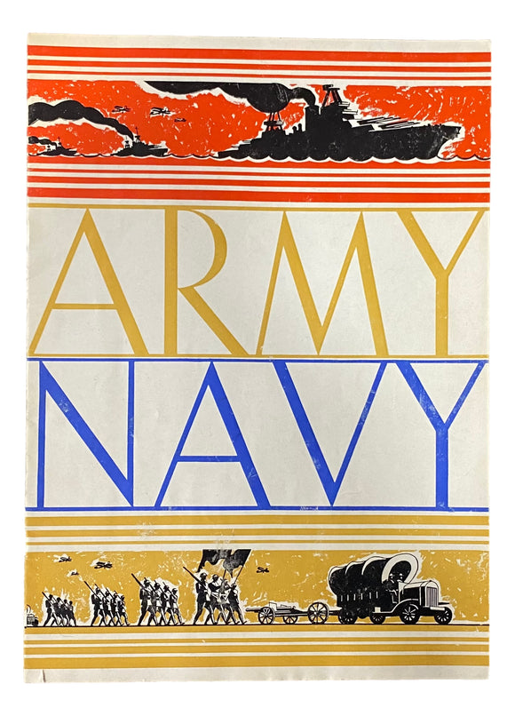 Army vs Navy November 11 1931 Official Game Program