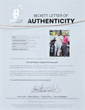 Arnold Palmer Signed Framed 11x14 PGA Golf Photo BAS LOA