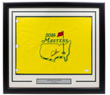 Arnold Palmer Signed Framed 2016 Masters Golf Flag JSA LOA