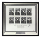 Arnold Palmer Signed Framed 1960 US Open Driving The Green Litho PSA/DNA LOA