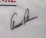 Arnold Palmer Signed Framed Arnold Palmer Invitational White Golf Flag JSA LOA