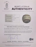 Richie Ashburn Rick Wise Al Holland Signed Official NL Baseball BAS AC22621 Sports Integrity