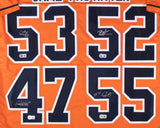 Javier Abreu Montero Pressly Houston Signed Orange 2022 WS No Hitter Jersey BAS