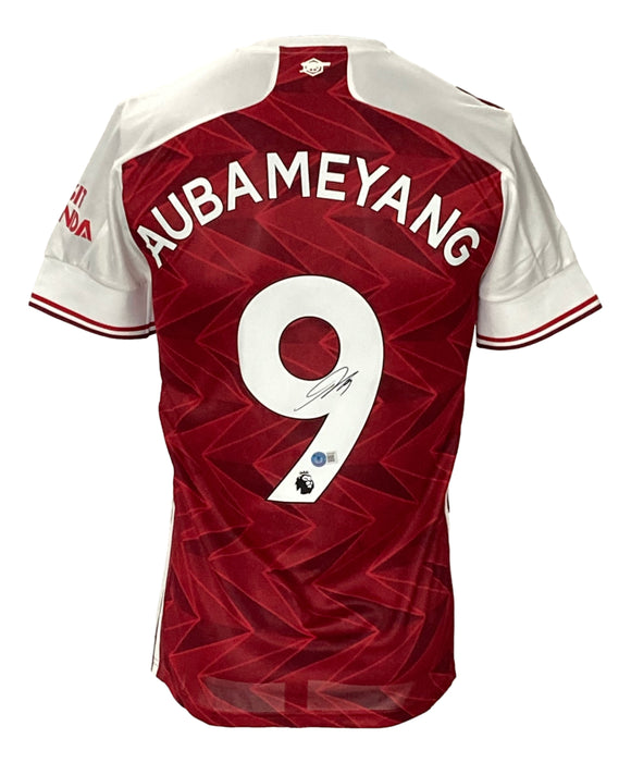 Pierre-Emerick Aubameyang Signed Arsenal FC Adidas Soccer Jersey BAS Sports Integrity