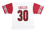 Austin Ekeler Washington Signed White Football Jersey BAS