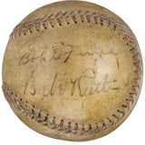 Babe Ruth Yankees 1938 Multi Signed Baseball w/ Detailed Provenance PSA/DNA LOA