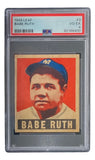 Babe Ruth 1948 Leaf #3 New York Yankees Trading Card PSA/DNA VG-EX 4 Sports Integrity