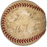 Babe Ruth Cobb Wagner & More Signed Official National League Baseball PSA+BAS