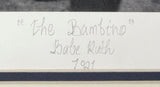 Babe Ruth New York Yankees Framed The Bambino Historical Archive Giclee