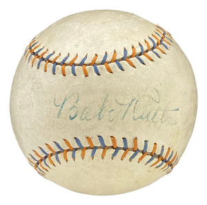 Babe Ruth Yankees Signed 1930s Babe Ruth Home Run Special Baseball PSA AM09765