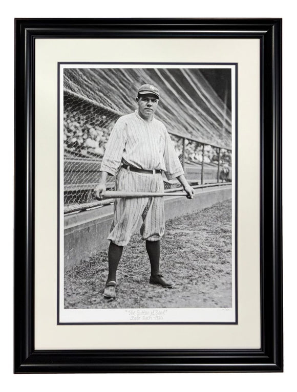 Babe Ruth New York Yankees Framed Sultan Of Swat Historical Archive Giclee