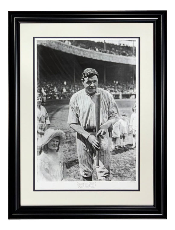 Babe Ruth New York Yankees Framed Young At Heart Historical Archive Giclee