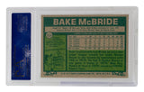 Bake McBride 1977 Topps #516 St. Louis Cardinals Baseball Card PSA/DNA NM MT 8 Sports Integrity