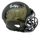 Baker Mayfield Signed Buccaneers Salute To Service Mini Speed Helmet BAS