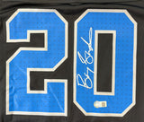 Barry Sanders Signed Detroit Lions Black Nike Game Replica Jersey Schwartz