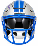 Barry Sanders Signed Detroit Lions MIDI SpeedFlex Helmet Schwartz Hologram