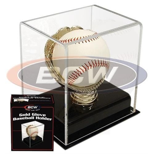 baseball card and ball display case BCW Acrylic Gold Glove Baseball Display Case