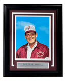 Paul Bear Bryant Signed Framed 8x10 Alabama Crimson Tide Photo JSA Hologram