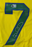 Bebeto Signed Brazil Athleta Soccer Jersey BAS