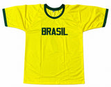 Bebeto Brazil Signed Yellow Soccer Jersey BAS
