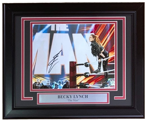 Becky Lynch Signed Framed 8x10 WWE Photo Fanatics