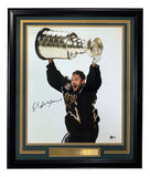 Ed Belfour Signed Framed 16x20 Dallas Stars Photo BAS