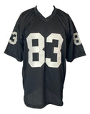 Ben Davidson Oakland Signed Black Football Jersey BAS