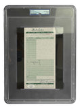 Ben Hogan Signed Shady Oaks Country Club Restaurant Check PSA/DNA
