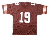 Bernie Kosar Cleveland Signed Brown Football Jersey JSA QR Hologram