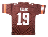 Bernie Kosar Cleveland Signed Brown Football Jersey JSA QR Hologram