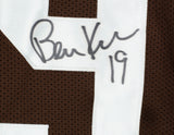 Bernie Kosar Signed Custom Brown Pro Style Football Jersey BAS ITP Sports Integrity